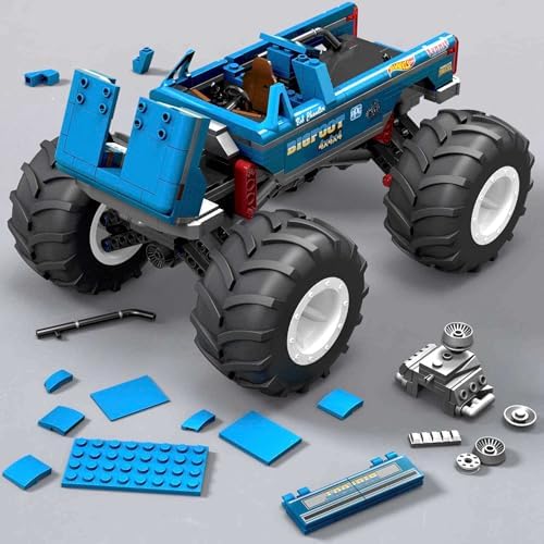MEGA Hot Wheels Bigfoot Monster Truck Building Set for Adults 118 Scale