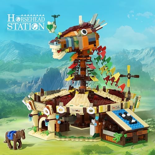 Horse Station Building Model Kit for Hyrule Fans