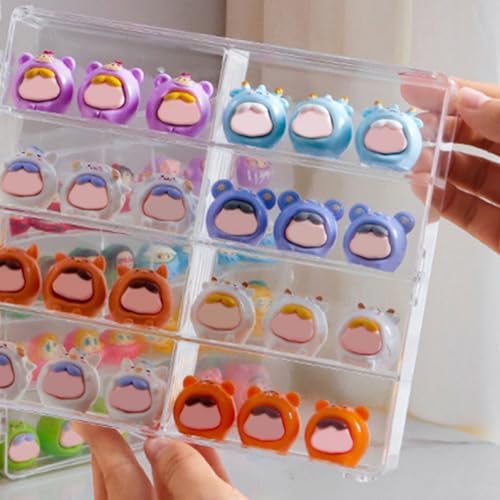ARTIBETTER 2pcs Miniature Display Case for Collectibles Car Models and Figurines