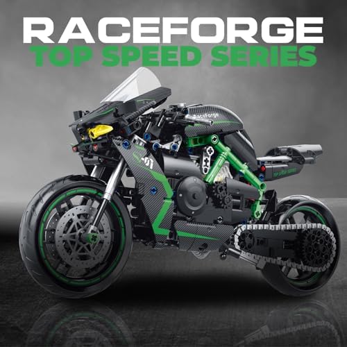 18 Scale Motorcycle Building Set for Adults and Kids
