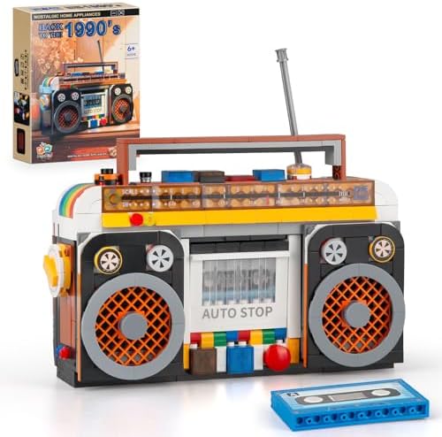 Retro Radio Classic Building Blocks Set 554 Pieces
