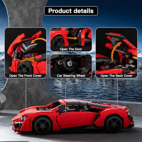 Mould King MOC Super Sports Car 1311 Pieces