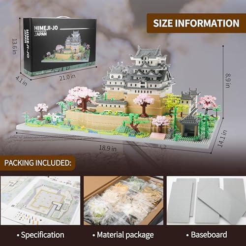 Japan Himeji Castle 10080 PCS Building Block Model for Adults