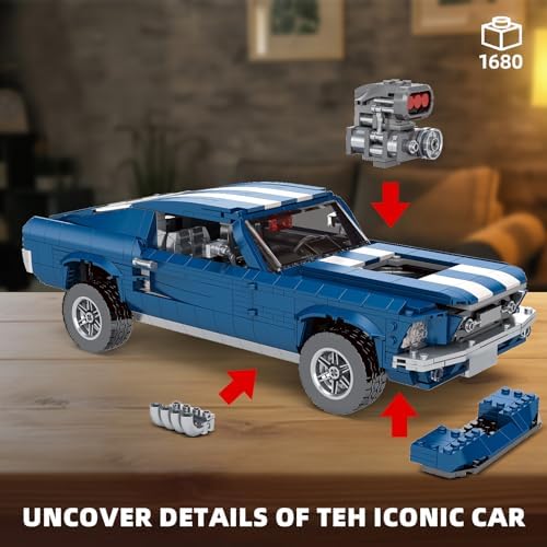 Creater Expert GT 1976 Building Blocks Toy for Adults and Teens
