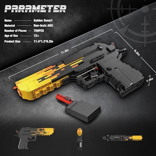 Fluorspar Blaster Building Block Gun for Adults and Kids 14