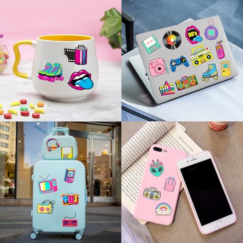 90s 80s Retro Temporary Tattoos for Kids and Adults