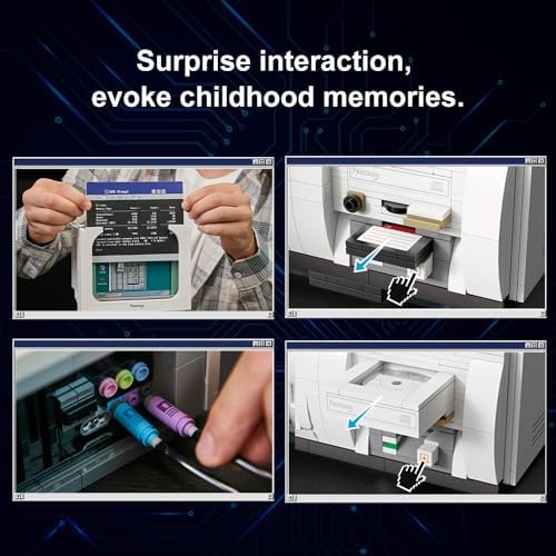 Retro Computer Building Set for Adults