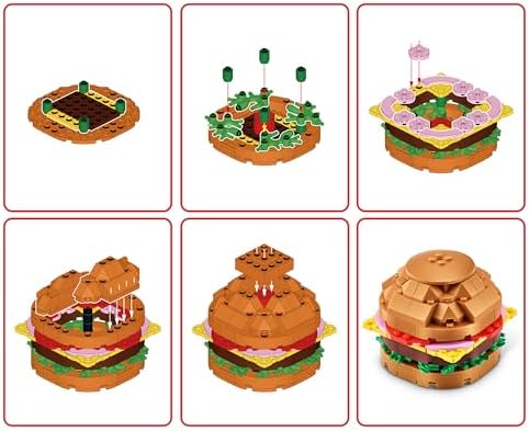 MAX Premium Snacks Building Bricks Hamburger ZURU Set