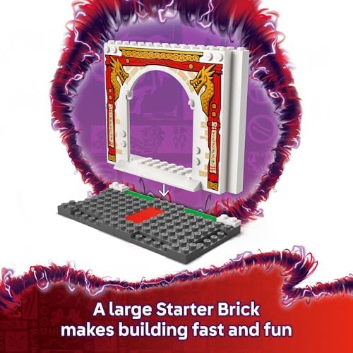LEGO NINJAGO Temple Building Playset for Kids Ages 4