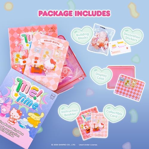 Hamee Sanrio Hello Kitty Building Blocks Blind Box - 1 Pc Mystery Set