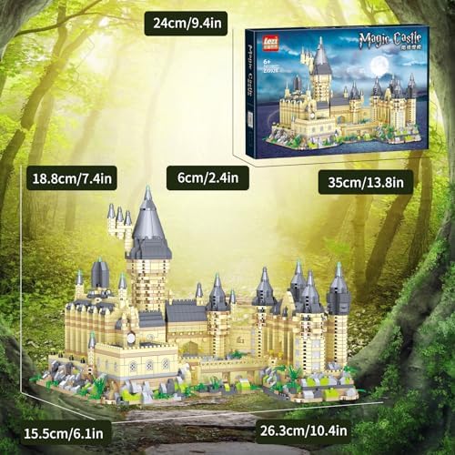 3000 PCS Micro Mini Blocks Magic Castle Building Kit