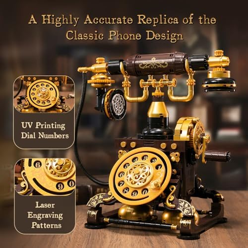 PANTASY Retro Phone Building Blocks Set for Adults