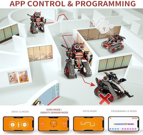 5-in-1 STEM RC Robot Building Kit for Kids