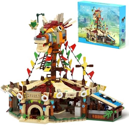 Horse Station Building Model Kit for Hyrule Fans