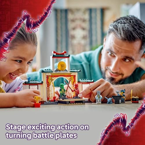 LEGO NINJAGO Temple Building Playset for Kids Ages 4