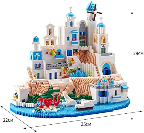 5810-Piece Micro Building Blocks Aegean Sea Castle