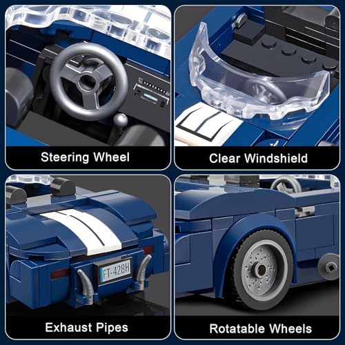 HIGH GODO Sports Car Building Set 324 Pieces