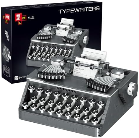 XIU Ideas Retro Typewriter Building Blocks Set