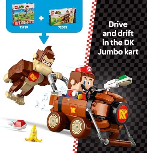 LEGO Super Mario Kart Donkey Kong DK Jumbo Building Set