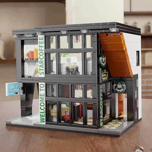 Coffee Shop Building Blocks Set 581 Pieces for Ages 6