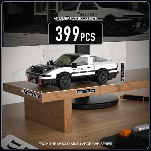Mould King AE86 Initial D Car Model Building Set