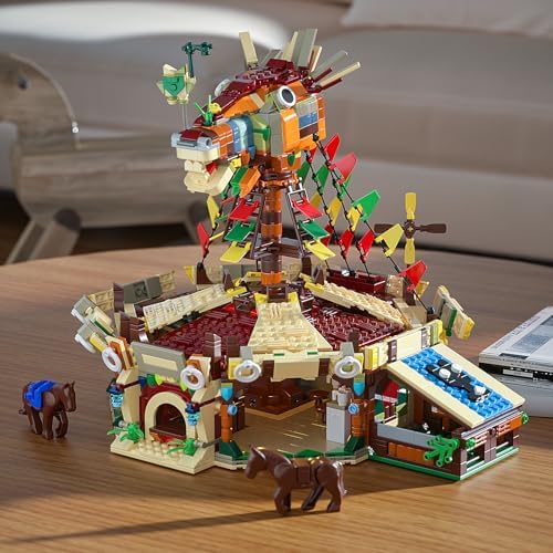 Horse Station Building Model Kit for Hyrule Fans