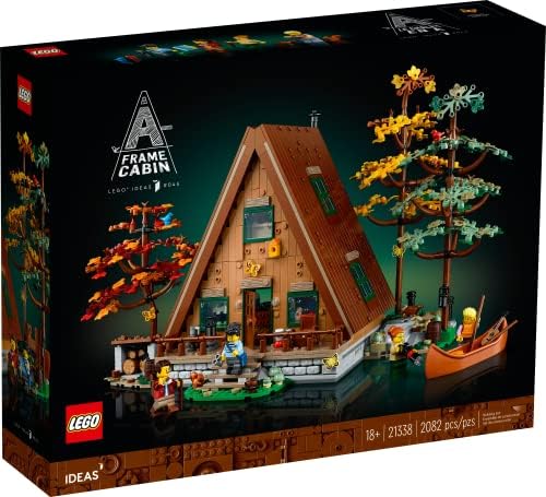 LEGO Ideas A-Frame Cabin 21338 Display Set