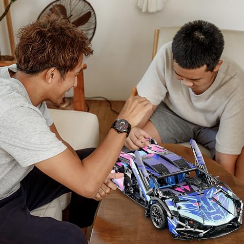 PinkBee Sport Car Building Block Sets for Adults