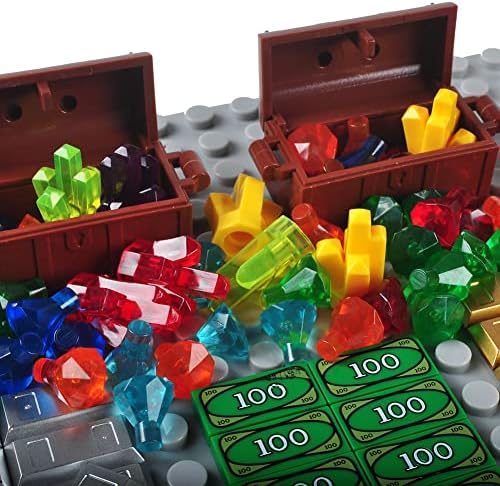 Treasure Building Blocks Set DIY Gold Bar Jewelry Kit