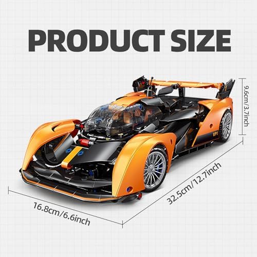 Remote Control Building Car 114 Solus GT 817pcs