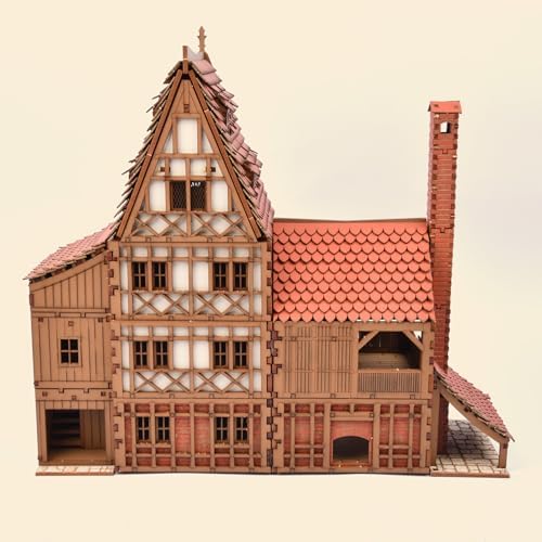 DIY Wooden Guild Hall Building Kit for Teens and Adults