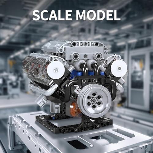 Mould King V8 Engine Building Block Set 535 Pcs