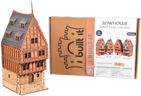 Cooper Rowhouse DIY Wooden Building Kit for Teens and Adults