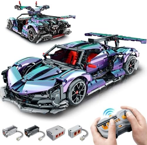 Super Plated Sports Car Building Kit for Adults