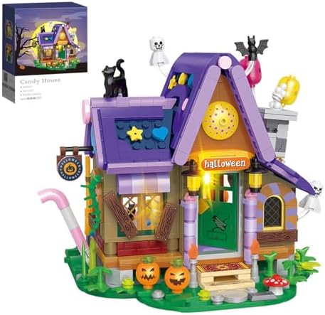 Halloween Themed Modular House Building Block Set 780PCS