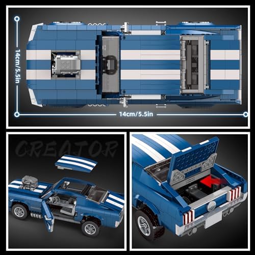 Creater Expert GT 1976 Building Blocks Toy for Adults and Teens