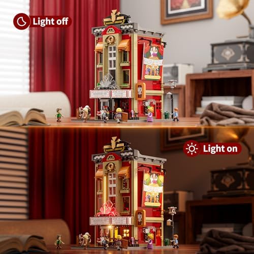 FUNWHOLE Balcony Theatre Building LED Light Set 2445 Pcs