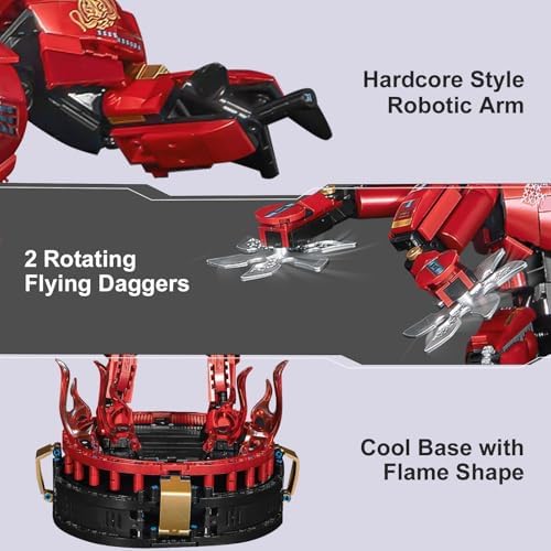 High GODO Storm Mech Building Blocks Set for Adults