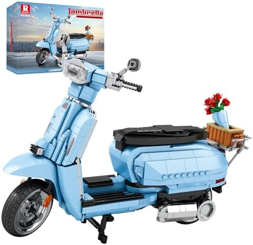 Reobrix V200 Motorcycle Building Set for Kids and Adults