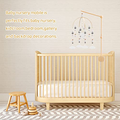 Cloud Crib Mobile - Handmade Baby Decor