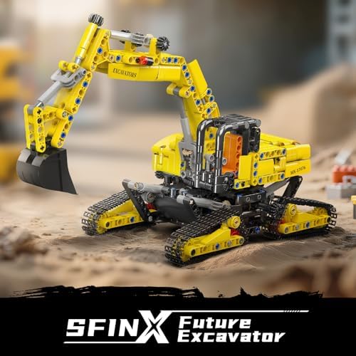 Mould King 17076 Excavator Building Set