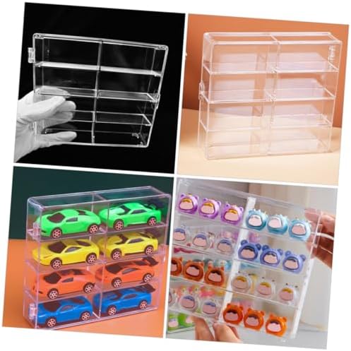 NUOBESTY 2Pcs Wall Mounted Display Case for Collectibles