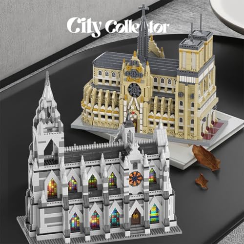 Micro Mini Cologne Cathedral Building Blocks Toy Set 3598 PCS