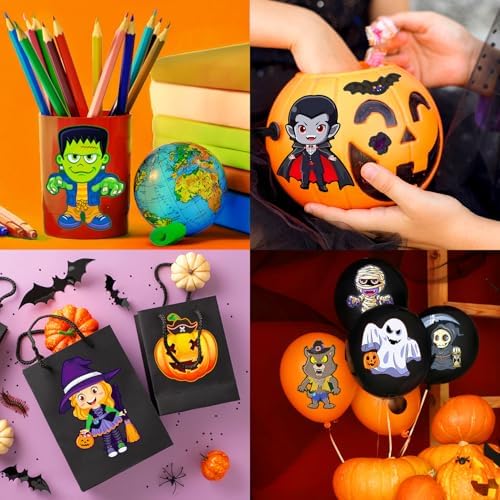 Halloween Stickers for Kids DIY Craft Party Favors