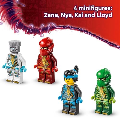 LEGO NINJAGO Temple Building Playset for Kids Ages 4