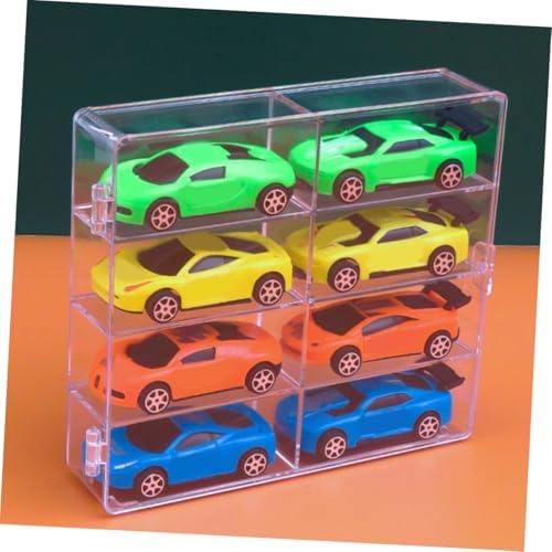 Homoyoyo 2pcs Compartment Display Case for Collectibles and Car Models