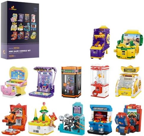 JMBricklayer 12in1 Mini Game Console Building Set