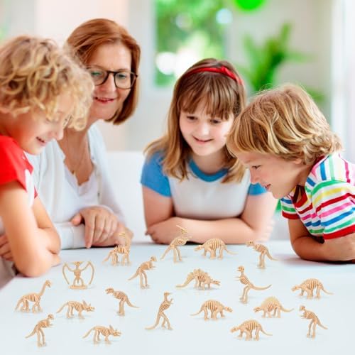 60 PCS Dinosaur Fossil Skeletons Science Toy Set
