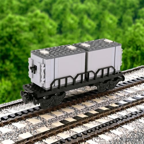 Podafu 6IN1 City Freight Train Building Set for Teens and Adults