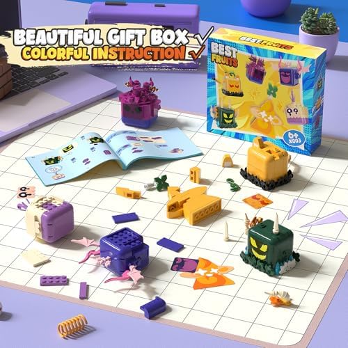 Treasure Fruits Building Blocks Toy Set for Kids 8-12 Years